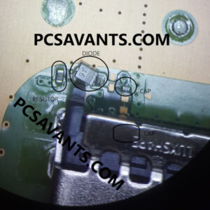 ps5 top of board components